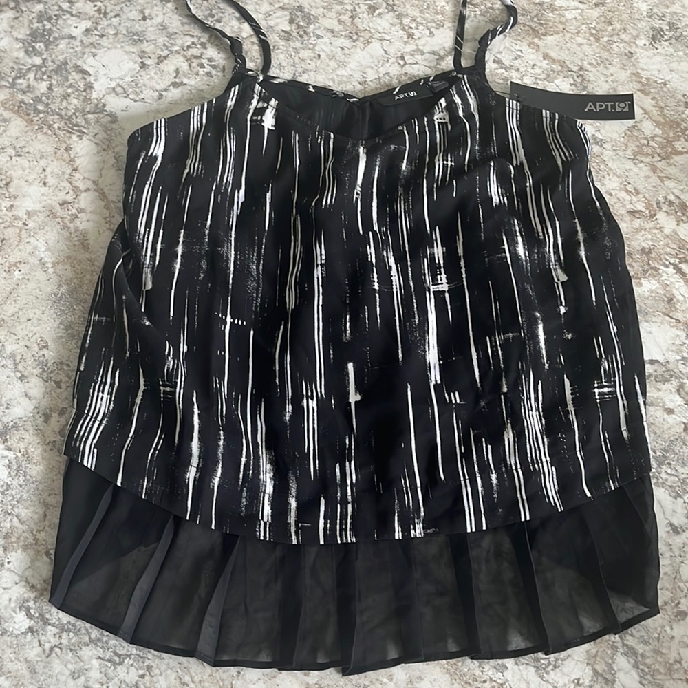 Black cami top